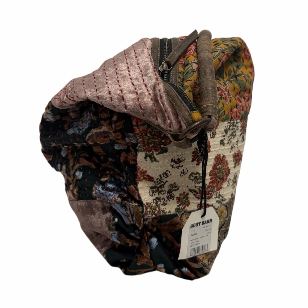 Cleo + Wolf Brown/Multi Multiple Patterns Tote Ha… - image 3